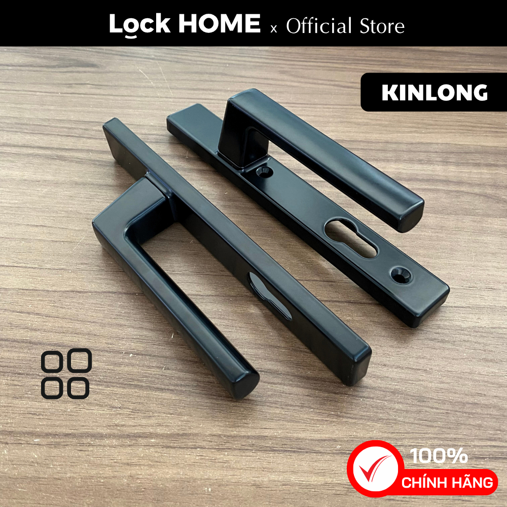 Tay nắm gạt KINLONG dùng cho cửa nhôm sắt loại tay vuông