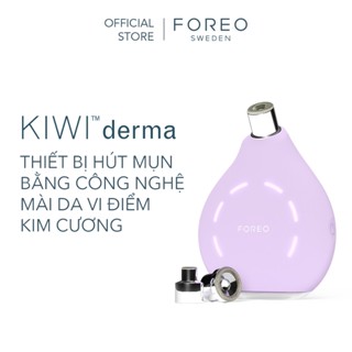 FOREO KIWI Derma Máy mài da vi điểm, đầu hút mun đầu đen chân không và mát-xa trẻ hoá da bằng sóng âm T-sonic phục hồi da tối ưu