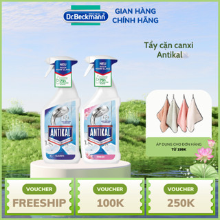 Xịt Tẩy Cặn Canxi Inox Đa Năng Antikal Hương Classic và Hương Hoa Tự Nhiên, Hàng Nhập Khẩu