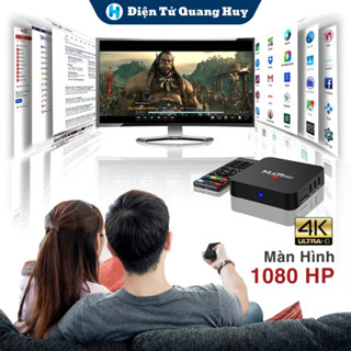 Android TV Box MXQ Pro 4K Bản Tiếng Việt Wifi Smart Tivi Box Xem Truyền Hình 100 Kênh Miễn Phí, Xem Youtube