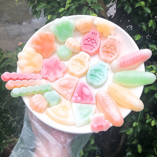 500g Kẹo Sáp Ong Size To (4-6cm) nhân siro chảy nhiều vị siêu ngon