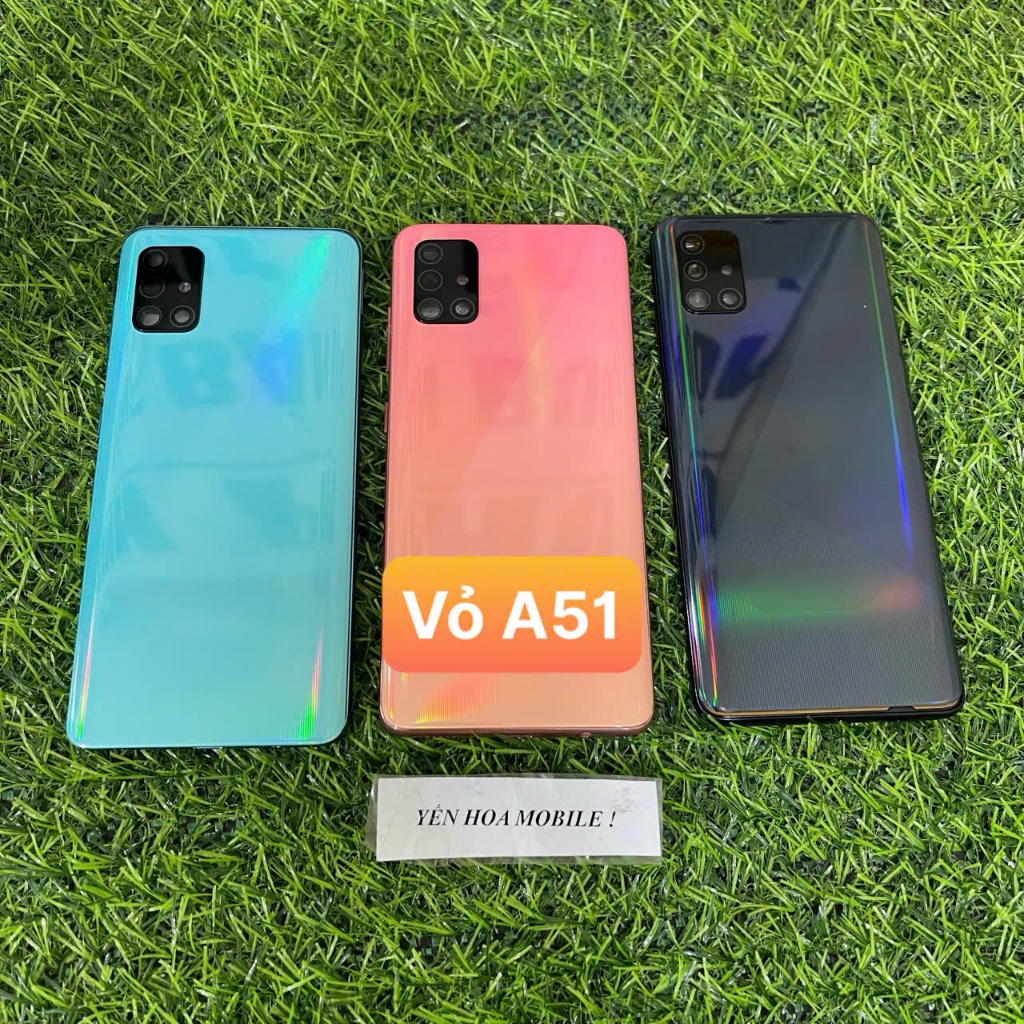 Vỏ thay mới cho các đời máy samsung A51 ( Tặng ngay : Keo dán 3ml )