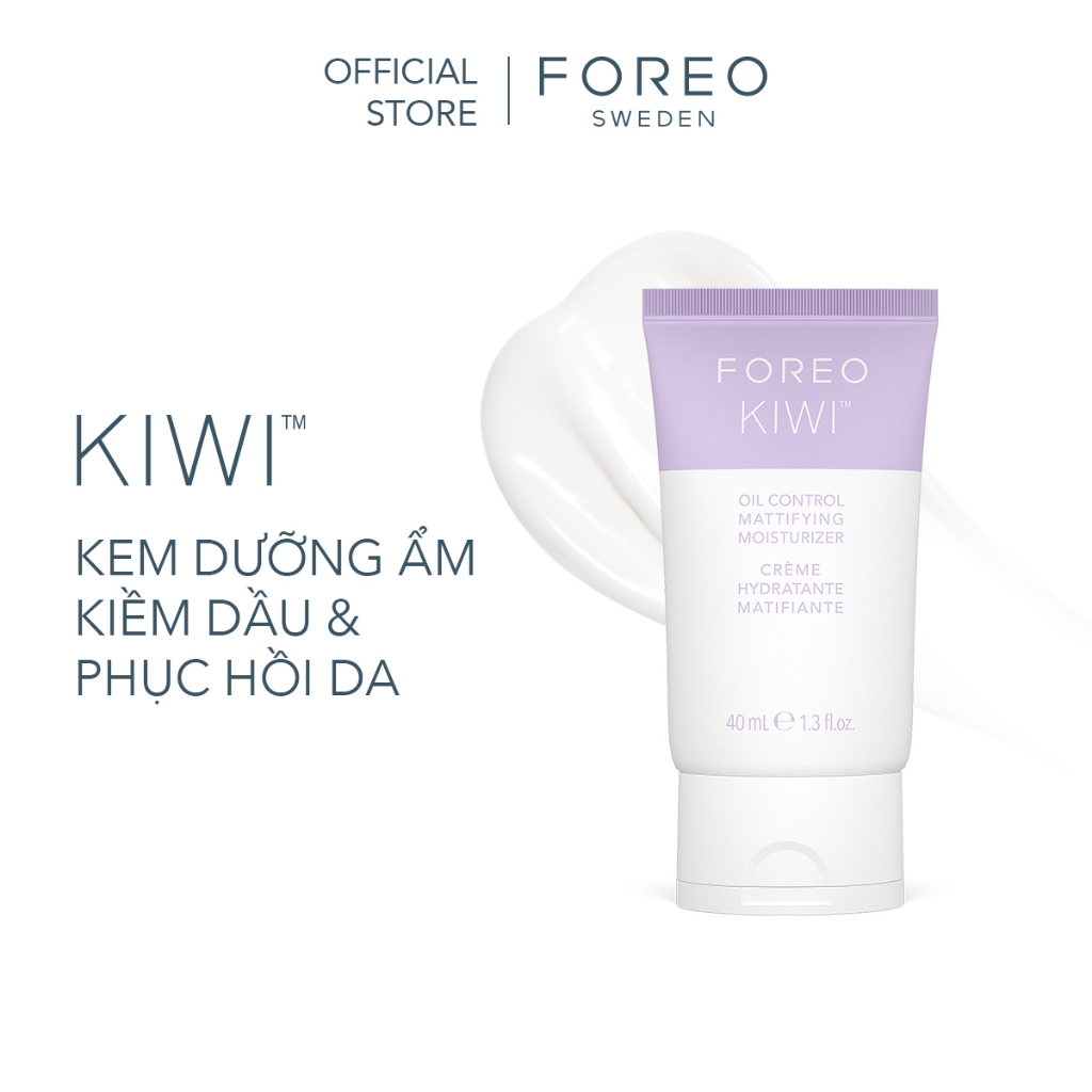FOREO KIWI Oil Control Mattifying Moisturizer - Aftercare for Microdermabrasion Machine & Blackhead 