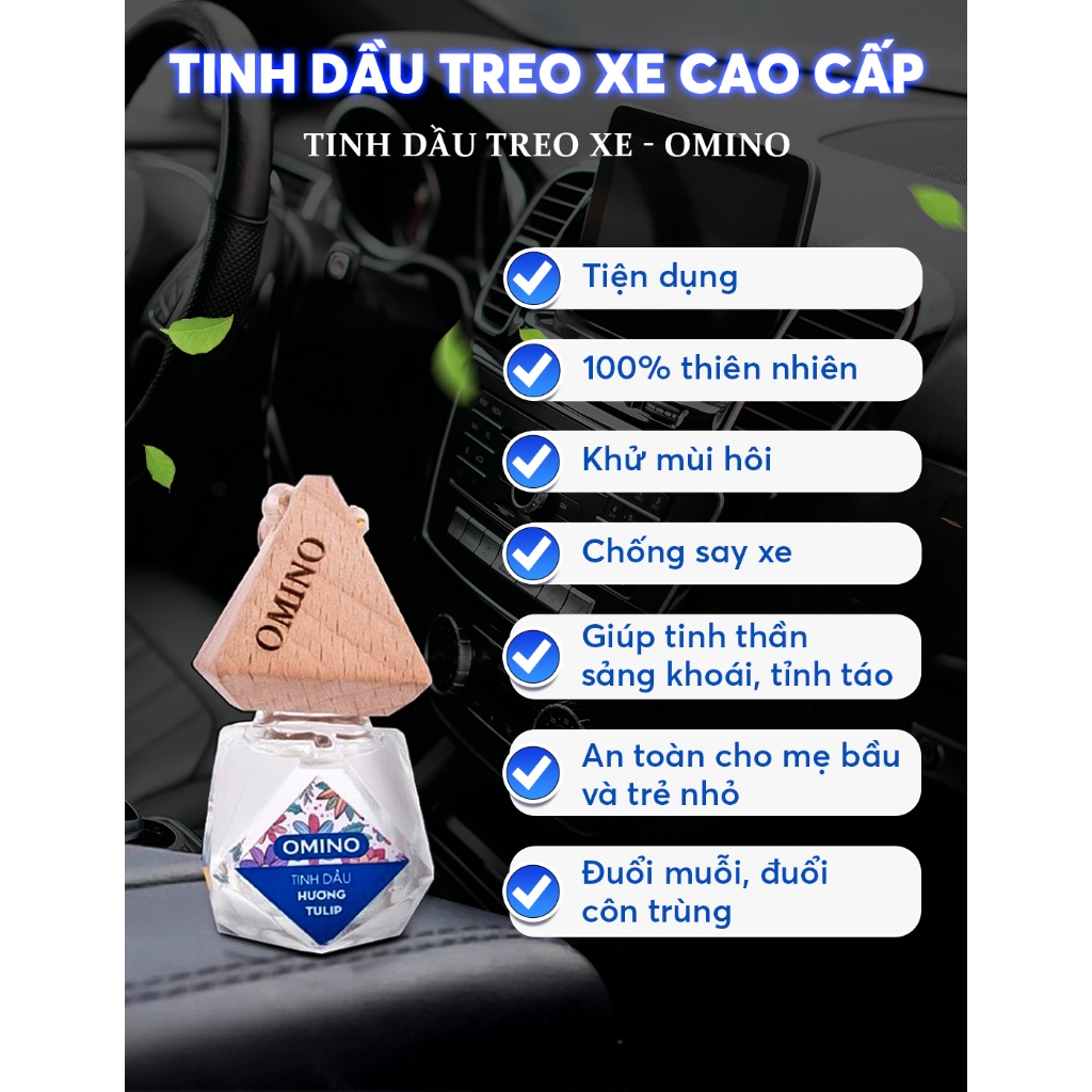 Tinh dầu treo xe Mộc Nhiên - Omino có chứng nhận (15 mùi hương) S067 | BigBuy360 - bigbuy360.vn