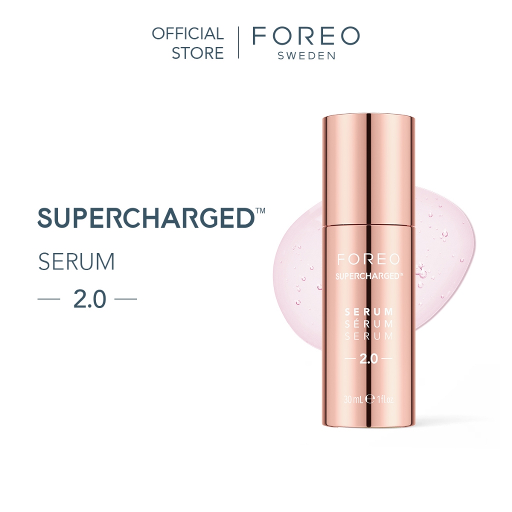 FOREO SUPERCHARGED 2.0 - Gel Dẫn Truyền Vi Dòng | Chứa Hyaluronic Acid & Squalane | Trẻ Hóa & Dưỡng Ẩm | Phù Hợp Với Mọi Loại Da