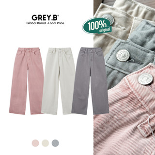 Quần Kaki S.P.A.O Wide Pants GREYB Ống Rộng