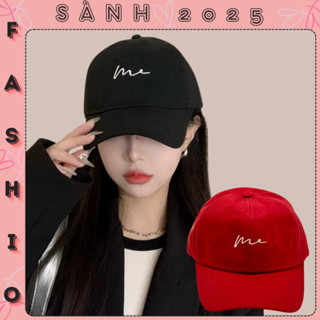 Mũ Lưỡi Trai Nam Nữ Thêu Chữ ME - HIM - HER Nón Kết Form Mềm Vải Kaki Cotton Thoáng Mát Sành Fashion