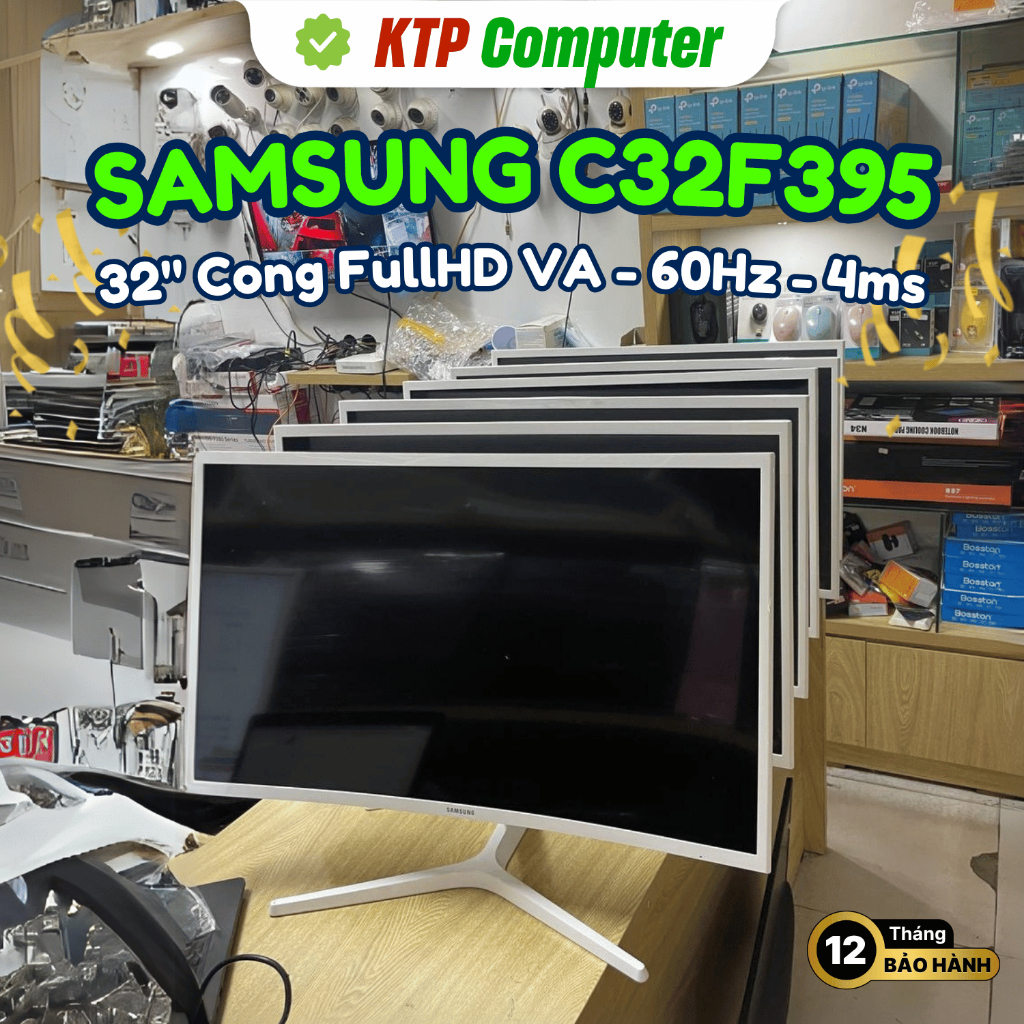 Màn hình Samxung C32F395 (32inch Cong FHD - LED VA - 60Hz) - KTP Computer