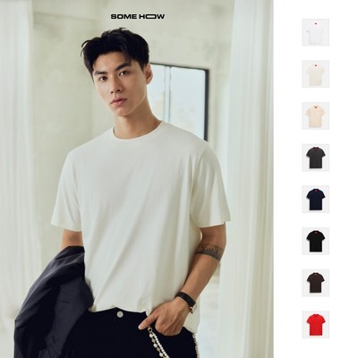  Áo Thun Nam Regular Colors Red Label, Chất Vải Cotton 4 chiều Thoải Mái,AT0285, SOME HOW STORE