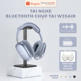 [Tặng bọc tai nghe] Tai nghe chụp tai BLUETOOTH 5.3 Air - Pin trâu - Đàm thoại Smartcom - W35