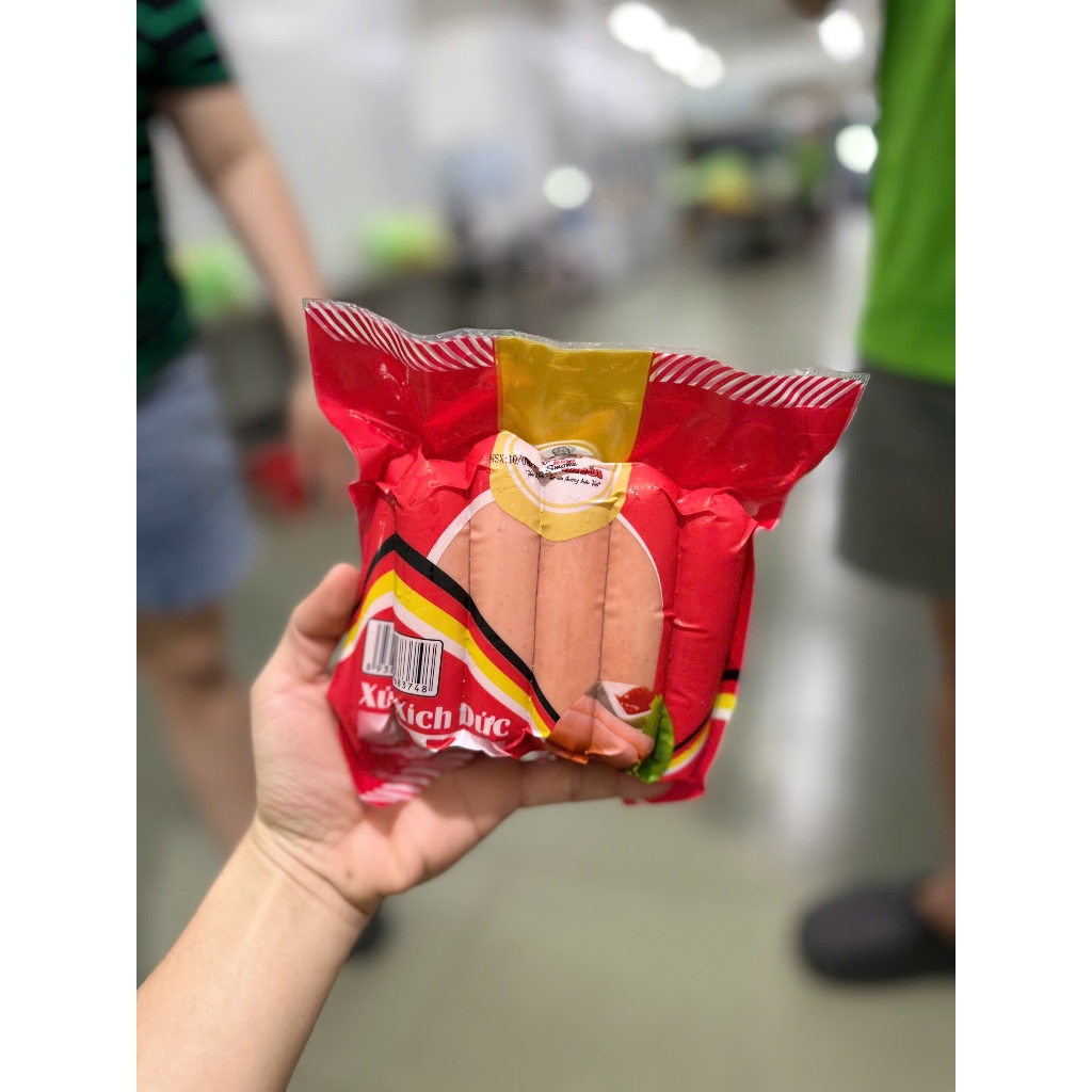 Xúc xích đức thịt heo bịch 500gr (giao tphcm)