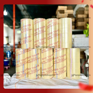 [MUA 1 TẶNG 1] Mua 1 Cuộn băng keo tặng 1 đồ cắt keo -  Trong - Đục  200Y - 4,8cm