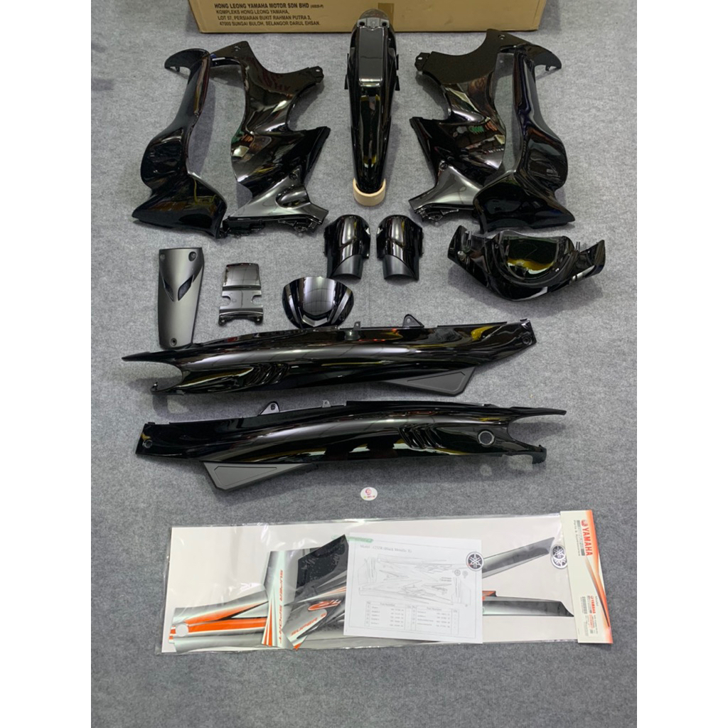 ÁO YAZ 125ZR ĐEN LIMITED 5XK (KÈM TEM ZIN)ZIN NEW CHÍNH HÃNG NHẬP MALAYSIA