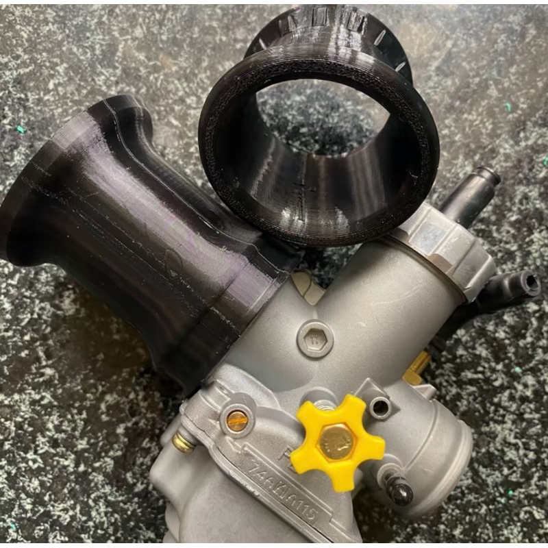 Co gió nhựa dẻo in 3D cho xe 67 CD CL nhét lỗ sườn cho bình xăng 24-30mm hoặc fi siêu nạp bền đẹp hi