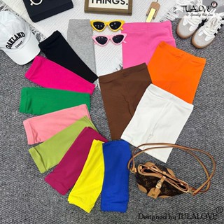  Quần Leggin Đùi Bé Gái Ôm Cực Xinh Quần Legging Bé Gái Quần Biker Thun Ôm Tulalove 