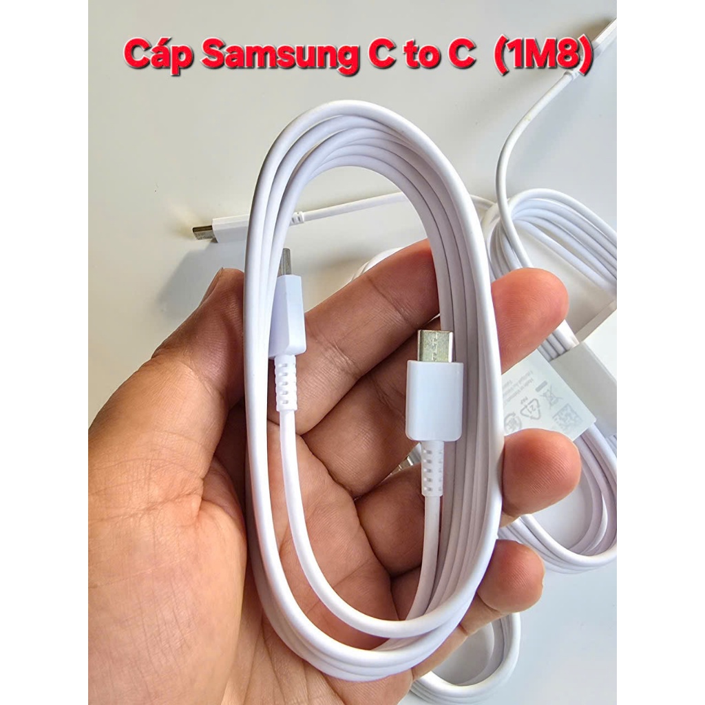 Cáp sạc nhanh type C Samsung 1.8M - Type C to Type C