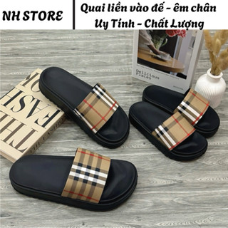 Dép Lê Quai Ngang Sọc BBR Nam Nữ Và Cho Bé. Có Size Từ 28—>43. Đế Cao Su Dẻo Mềm, Mang Êm Chân. Quai Dính Vào Dế, Bền