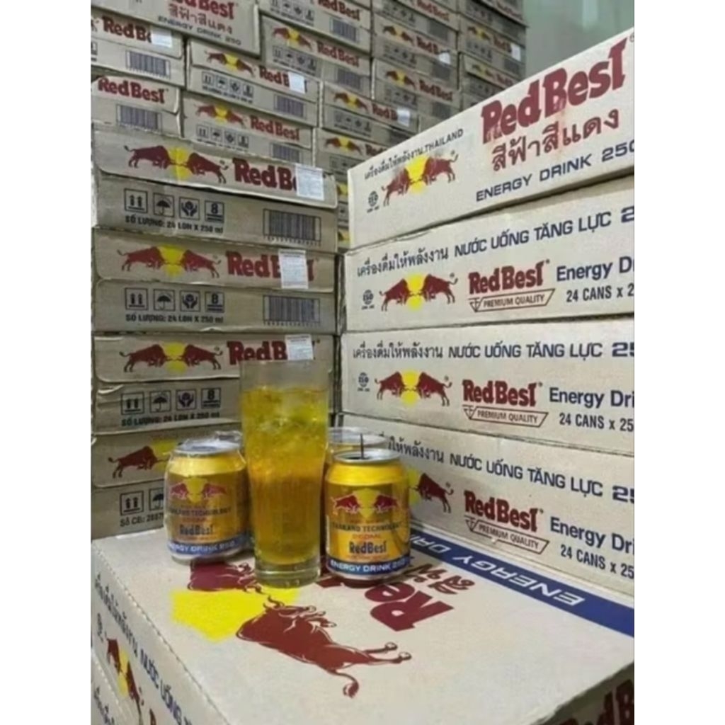 REDBEST NƯỚC TĂNG LỰC. VIỆT NAM SẢN XUẤT. 1 THÙNG 24 LON