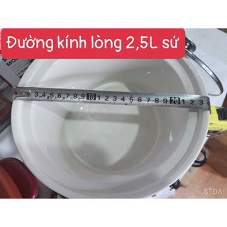 ☘️Lòng Sứ Nồi Nấu Chậm 1,5L-2,5L Đạt Tường