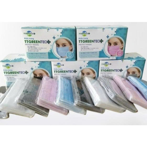Hộp 50 Khẩu Trang Y Tế  4 Lớp Euro/ MInh ANh/Vina