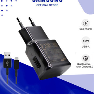 Sạc nhanh Samsung 15w, Củ+Cáp Full Box Hàng 1:1 củ sạc samsung và dây sạc samsung type c và Micro bảo hành 6 tháng