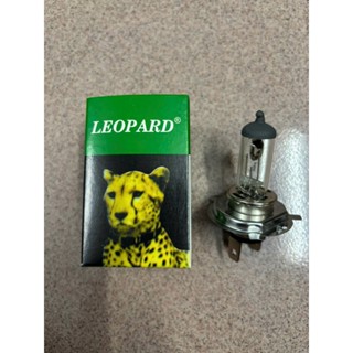 Bóng đèn pha xe máy chân H4 con beo - 12V35/35W lắp Wave rs, Sirius ... 12V35W Halogen head light sợi đốt