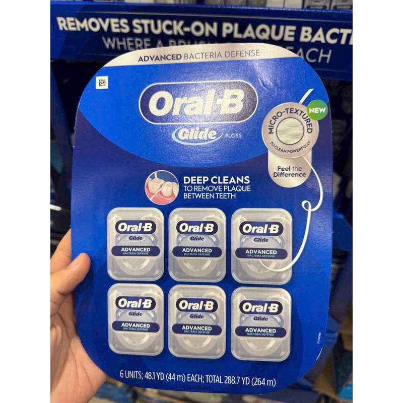 Chỉ Oral- B Glide Cool Mint Deep Clean Floss các mẫu USA