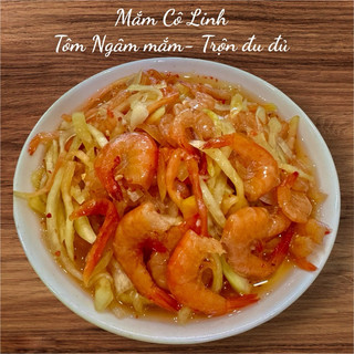 Mắm Tép / Tôm Trộn Đu Đủ 500g – Vị Mặn Mặn, Giòn Ngon, Ăn Liền