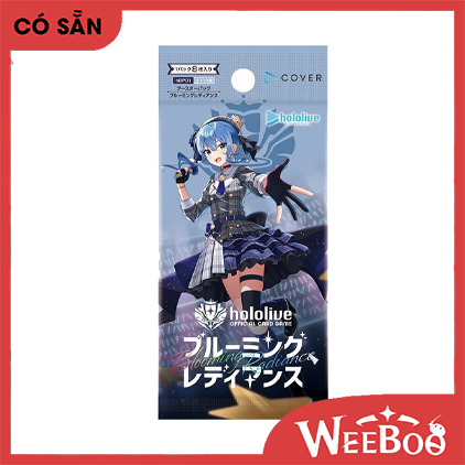 Thẻ bài Holostar Booster Pack Blooming Radiance – Chính hãng Hololive Production