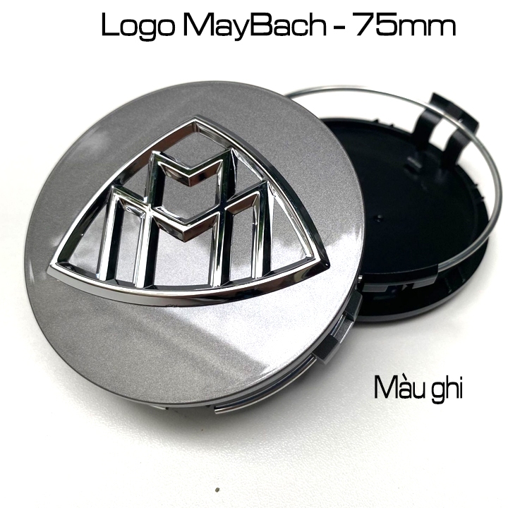 Logo xe Maybach, Chụp mâm xe Maybach, Logo dùng cho Lazang xe Maybach. (Loại 75mm) Logomaybach75