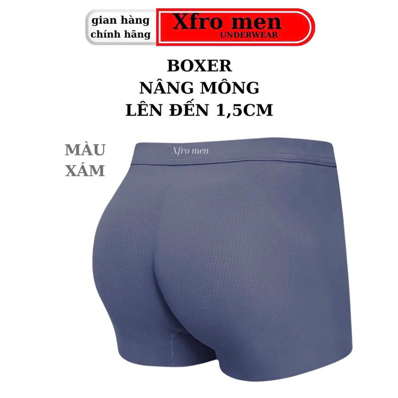 Quần Độn Mông Nam boxer,  Quần Sịp Nâng Mông Nam Cao Cấp, Nâng Mông Tự Nhiên, Quần Lót Độn Mông Nam