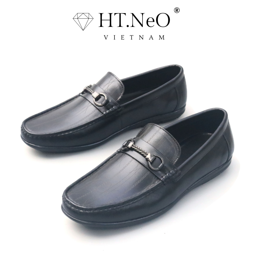 Giày Mọi - Giày Moccasin Nam HT.NeO Da Bò êm Mềm Cao Cấp  GT-151