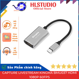 Card Capture Livestream Kingma BMU024 Type-C USB 3.0 HDMI 4K60 In 1080P Out HL Studio