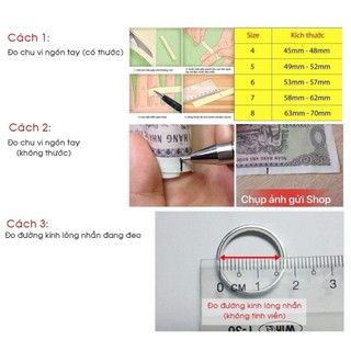 Nhẫn nữ titan Solid matte