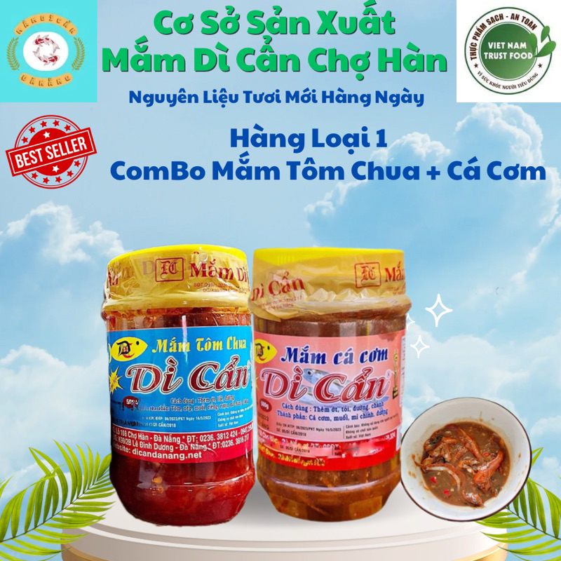 Combo Mắm Tôm Chua+Mắm Cá Cơm