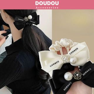 Dây buộc tóc Doudou Scrunchies Cột tóc vải bông mềm xinh xắn phong cách Hàn Quốc thời trang FQ038
