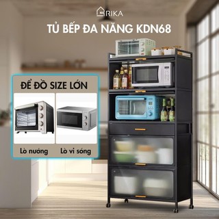  Tủ Bếp RIKA KDN68 Để Đồ Gia Dụng Nhà Bếp Chất Thép Carbon Kệ Đa Năng Hàng Nhập Khẩu Chính Hãng Bảo Hành 12 Tháng 