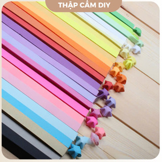 Giấy Gấp Sao Set 540 Tờ - Giấy Xếp Sao Nhiều Màu Pastel