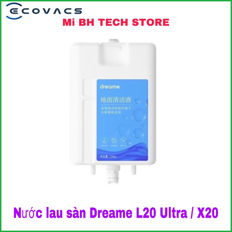 ( Hàng chính hãng ) Nước lau sàn tự châm cho Robot Dreame L20 Ultra / Dreame X10 / Dreame X20.