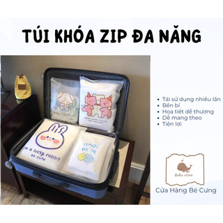 Túi khóa zip đựng đồ đi sinh, đi du lịch, cất giữ đồ cho mẹ bỉm sữa siêu chắc chắn Bobobaby Shop
