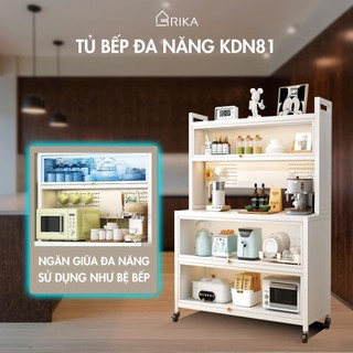  Kệ Nhà Bếp Kệ Đa Năng RIKA KDN81 Chất Thép Carbon Cao Cấp Đựng Đồ Gia Dụng Và Đồ Dùng Nhà Bếp Hàng Nhập Khẩu 