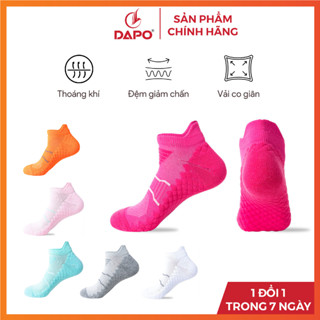 Tất Vớ Chạy Bộ Thể Thao Nam Nữ Cổ Ngắn Đệm Giảm Chấn Chống Trượt Chính Hãng Cao Cấp