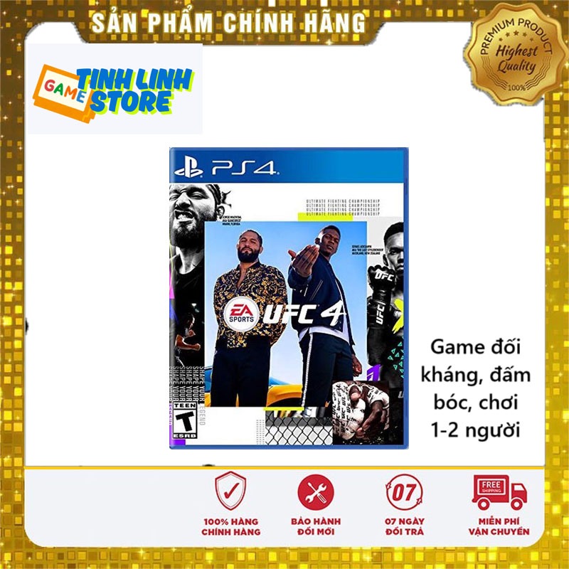Đĩa Game PS4 UFC 4 - Trở thành huyền thoại võ thuật tổng hợp