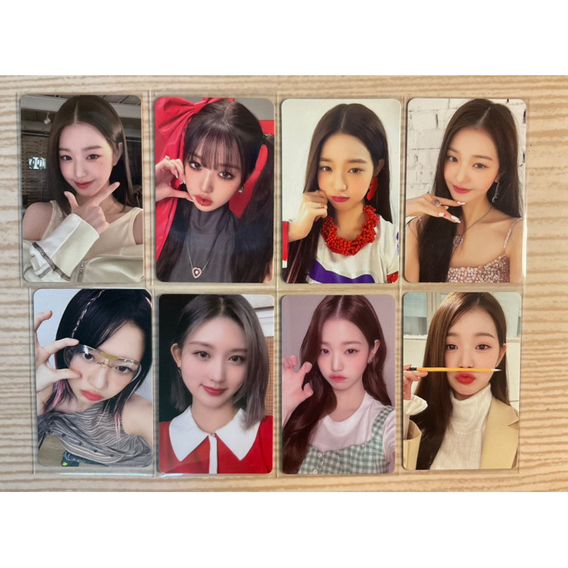 [OFF] TỔNG HỢP CARD BO GÓC NHÓM IVE WONYOUNG, REI, GAEUL, KARINA(AESPA)