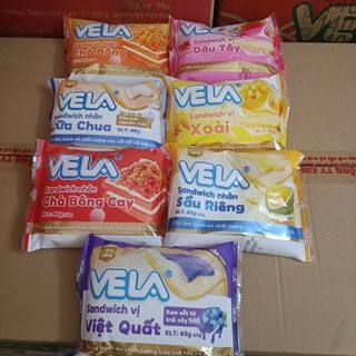 Bánh mì Sandwich Vela mix 5vị combo 10c