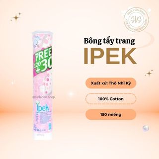 Bông Tẩy Trang Mềm Mịn Ipek / Aura / Olea - 100% Cotton Tự Nhiên, Tiết Kiệm Nước Tẩy Trang, Lành Tính Cho Da