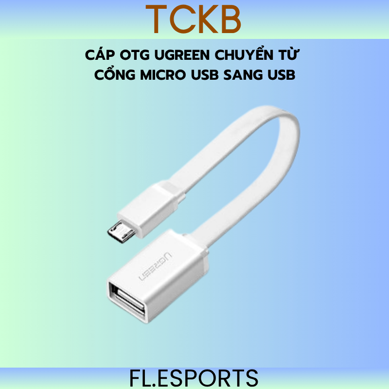 Cáp OTG Ugreen chuyển từ cổng Micro USB sang USB