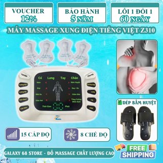 Máy Massage Xung Điện Trị Liệu Vật Lí, Máy Mát Xa Châm Cứu Giảm Đau Nhức Cổ Vai Gáy Hiệu Quả Tức Thì