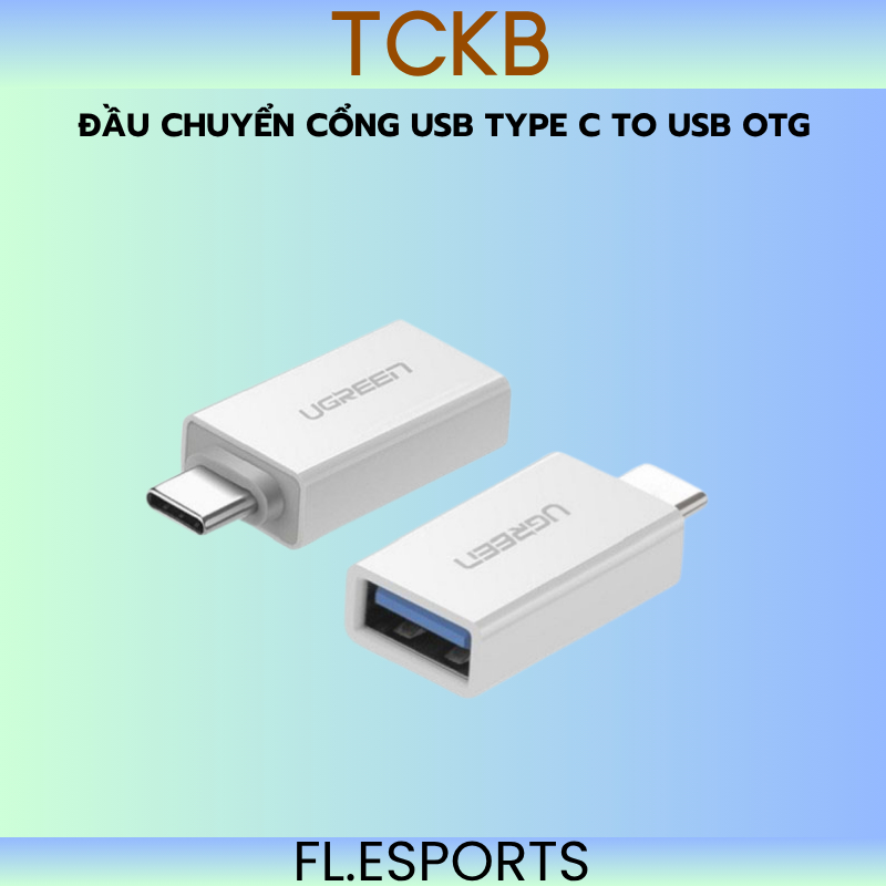 Đầu chuyển cổng USB type C to USB OTG Ugreen