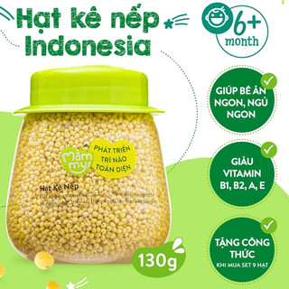 Hạt Kê Nếp hữu cơ Mămmy giàu vitamin B,A,E và melatonin giúp bé ăn ngon và ngủ sâu giấc - 130g